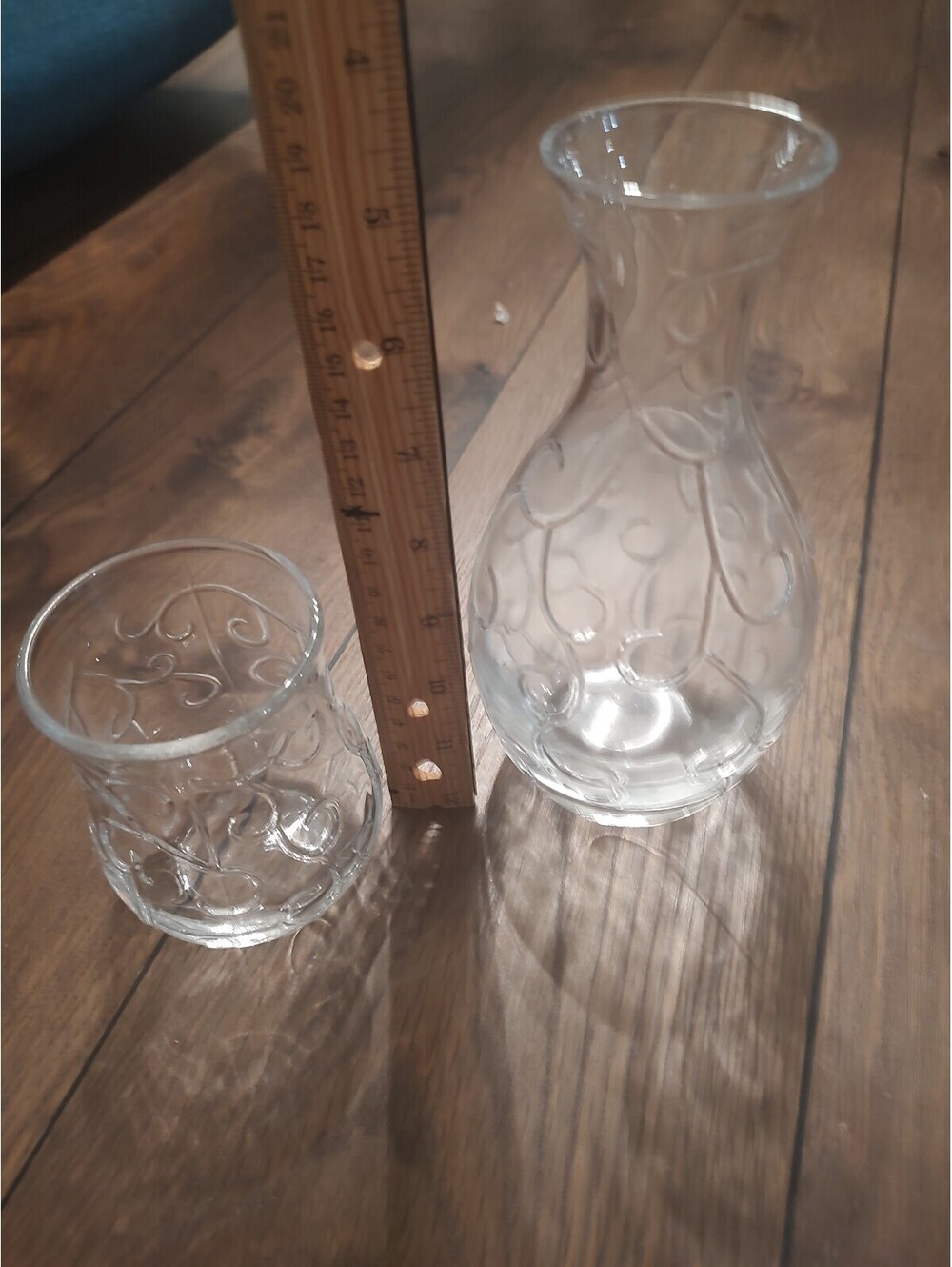 Southern Living at Home Direct Sales Clear Glass Carafe and Tumbler Set